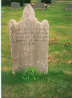 zenus[1].jpg - Zenus Baber, 1788 to 1843  Zensus Baber Gravestone.  Born Oct 11, 1788 Nelson Co. Virginia, died Aug 16, 1843, Fairborn, Greene Co. Ohio 
